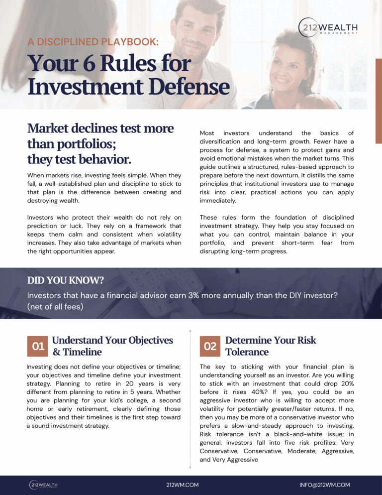 212 Wealth Management Investment Planning